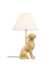 Butlers Tischleuchte EL BELLO Hund in Gold