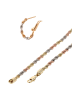 faina Women Jewelry Set in gold rose silver