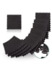 relaxdays Bodenschutzmatte in Schwarz - (B)60 x (L)60 cm