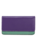 MYWALIT Medium Matinee Wallet Geldbörse Leder 17 cm in orchid