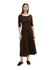 Marc O'Polo Jerseykleid flared in Burnt Coffee