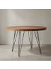 KADIMA DESIGN Design Esszimmertisch BAGLI rund Ø 120 x 78 cm Massiv-Holz