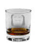 Mr. & Mrs. Panda Whiskeyglas Igel Liebe mit Spruch in Transparent