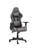 Beliani Gaming Stuhl WARRIOR in Grau/Schwarz - (W) 62 x (H) 122 x (L) 62 cm