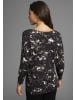 Laura Scott 3/4-Arm-Shirt in schwarz