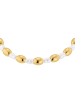 Steel_Art Armband mit Perle Maya silberfarben poliert in Goldfarben