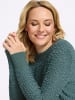 Sieh an! Langarm-Pullover in jade