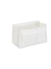relaxdays Taschenorganizer in Weiß - (B)27 x (H)16 x (T)16 cm
