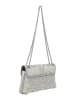 faina Women Flap Bag in Silver