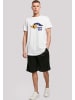 F4NT4STIC Long Cut T-Shirt Looney Tunes Roadrunner Beep Beep' in weiß