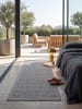 KADIMA DESIGN Läufer Uni flachgewebt pflegeleicht Wohnzimmer Flur Esszimmer Wohnraum in Grau