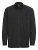 Camel Active Langarm Hemd aus reiner Baumwolle in Schwarz