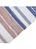 Beliani Geflochtener Teppich TOZAKLI in Bunt/Blau/Weiß - (W) 80 x (H) 1 x (L) 150 cm