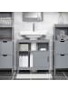 SoBuy Waschbeckenunterschrank in Dunkelgrau - (B)60 x (H)60 x (T)30cm