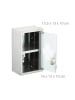 relaxdays Medizinschrank in Silber - (B)18 x (H)30 x (T)12 cm
