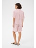 Kaffe Kurzarmhemd KAlara Loose fit in Ballerina White Henna Stripe