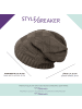 styleBREAKER Strick Beanie Mütze in Dunkelbraun