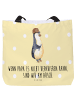 Mr. & Mrs. Panda Tasche Wenn Papa es nicht reparieren kann, sind... in Gelb Pastell
