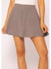 SASSYCLASSY Musselin Rock-Shorts in Taupe