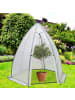 relaxdays Überwinterungszelt in Transparent - (B)180 x (H)185 x (T)160 cm