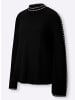 Heine Stehkragenpullover in schwarz