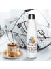 Mr. & Mrs. Panda Wasserflasche Taube Winter Pommes mit Spruch in Weiß