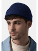 Yuhu Fisherman Beanie aus Polyester Unisex Mütze in Dunkel-Blau