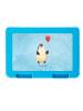 Mr. & Mrs. Panda Brotdose Pinguin Luftballon ohne Spruch in Eisblau