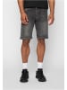 2Y Studios 2Y Studios Herren 2Y Basic Slim Fit Denim Shorts in black