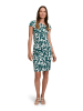 Vera Mont Cocktailkleid kurzarm in Cream/Dark Green