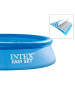 Intex Easy Set Pool (244x61cm) + Abdeckplane in blau