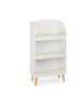 relaxdays Kinderbücherregal in Weiß/ Natur - (B)50 x (H)95,5 x (T)24 cm