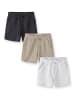 Minoti 3-er Pack Shorts 29FLEECE250 in hellgrau