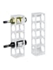 relaxdays 2 x Weinregal in Weiß - (B)14 x (H)53 x (T)12 cm