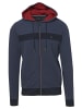 KOROSHI Sweatshirt Jacke in blau