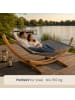 AMANKA XXL Hängematte mit Holzgestell 325 cm - Outdoor Set für 2 Personen bis 150 kg