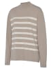LASCANA Stehkragenpullover in sand/creme