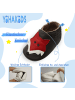 Yihakids Baby Krabbelschuhe aus Leder, weiche Lauflernschuhe mit rutschfester Sohle