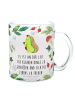 Mr. & Mrs. Panda Glas null null mit Spruch in Transparent