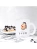 Mr. & Mrs. Panda tasse glas Eule Frankreich mit Spruch in Transparent