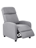Beliani Fernsehsessel EMINENCE in Grau/Schwarz - (W) 66 x (H) 103 x (L) 74 cm