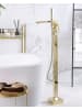 Beliani Wannenarmaturen DELLA in Gold - (W) 15 x (H) 120 x (L) 26 cm