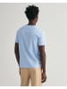 Gant T-Shirt in capri blue