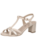 Caprice Sandalette in CREAM/GOLD