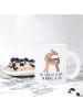 Mr. & Mrs. Panda Tasse Lama Stolz mit Spruch in Transparent
