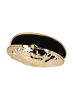 faina Women Clutch in Light Gold
