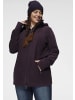 Polarino Fleecejacke in aubergine