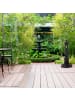relaxdays Standbrunnen in Dunkelbraun - (B)38 x (H)100  x (T)47 cm