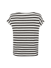 More & More T-Shirt in schwarz weiß