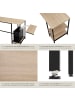tectake Computertisch Hamilton 138x138x75,5cm